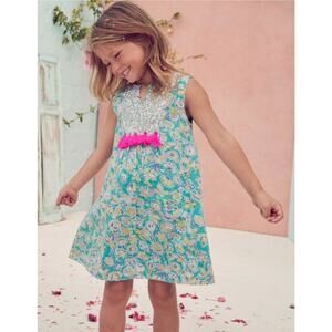Mini Boden Sequin Tassel Summer Holiday Dress